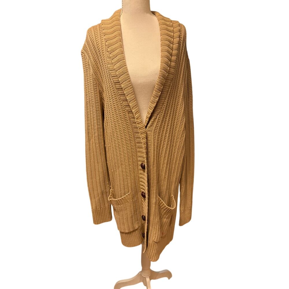 Saks Fifth Avenue silk and wool blend cardigan XL